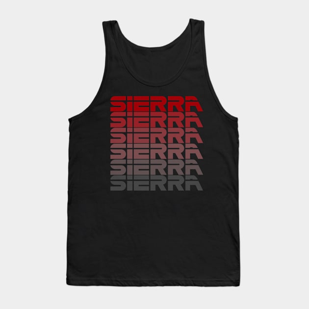 FORD SIERRA - logo/badge Tank Top by Throwback Motors